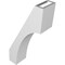 Ekena Millwork 3 1/2-in. W x 8-in. D x 16-in. H Westlake Architectural Grade PVC Knee Brace BRCP035X08X16WTL - alternate 3